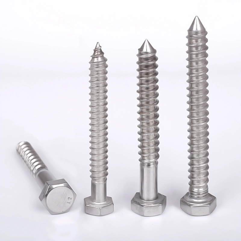 Tornillo de rosca hexagonal con perno de tracción DIN571