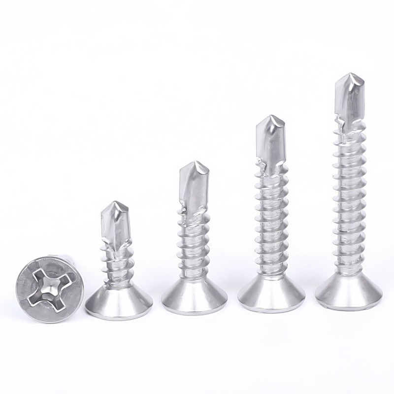 Tornillo autoperforante de cabeza hexagonal DIN 7504 O