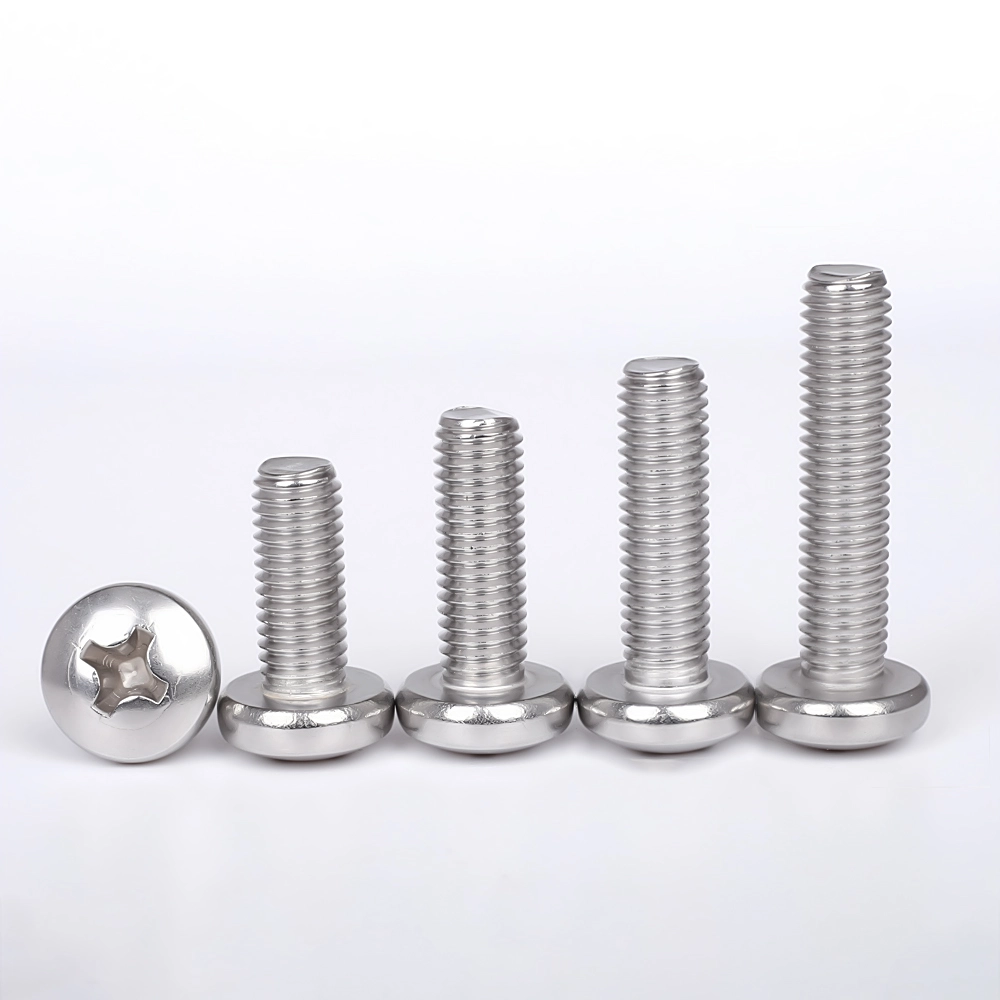 Tornillo de máquina empotrado en cruz con cabeza plana GB818