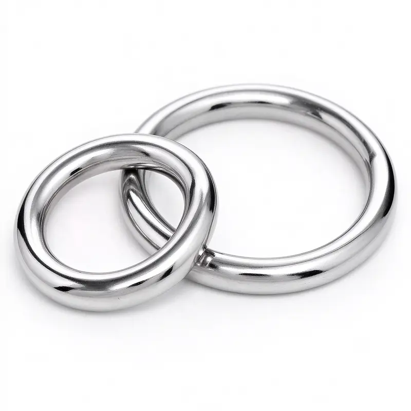 Anillo redondo sin costura de acero inoxidable